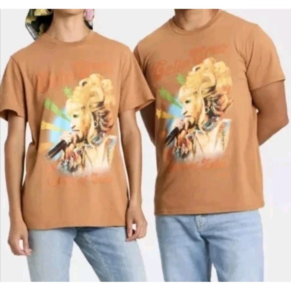 NWT Celia Cruz Adult Unisex Graphic T-Shirt Brown Size XXL